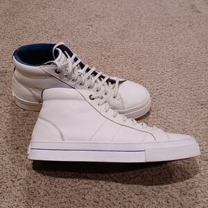 Ted Baker London Perill Pire White Leather Mid-high-top sneakers. Mens Size 10